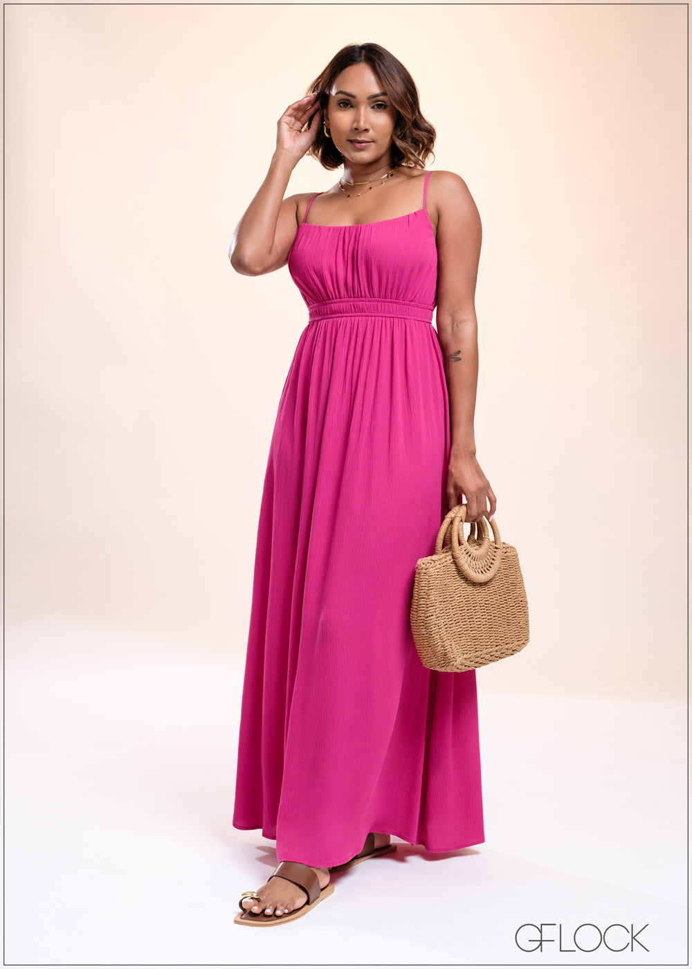 Strappy Long Dress - 040825