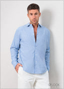 Regular Fit Men's Stripe Shirt - 110825