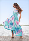 Cotton Strappy Twisted Maxi Dress - 220624