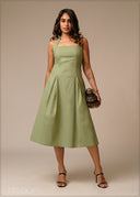 Sleeveless Midi Dress - 250926