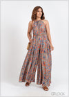 Printed Jumpsuit - 310524