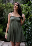 Gathered Detail Dress - 280325