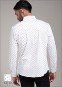 Printed Normal Collar Long Sleeve Knit Shirt - 240523 - 02