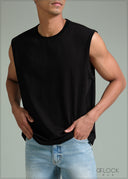 Cut Sleeve T-Shirt - 100126