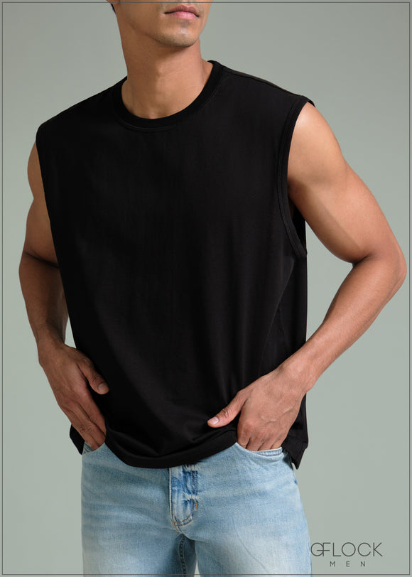 Cut Sleeve T-Shirt - 100126