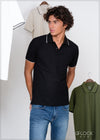 Jacquard Polo Shirt Tipping - 050325