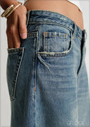 Baggy Fold-Up Jean - Short Length - 120426