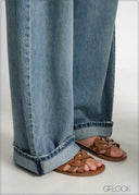 Baggy Fold-Up Jean - Short Length - 120426