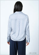 Printed Long Sleeve Shirt - 200625