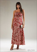 Strappy Midi Dress - 121225