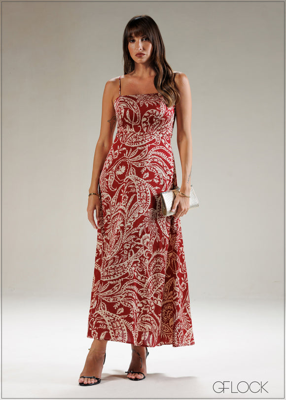 Strappy Midi Dress - 121225