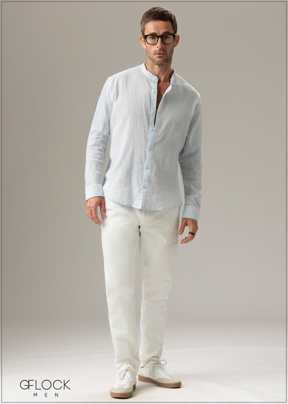 Creased-Effect Shirt - 191225M