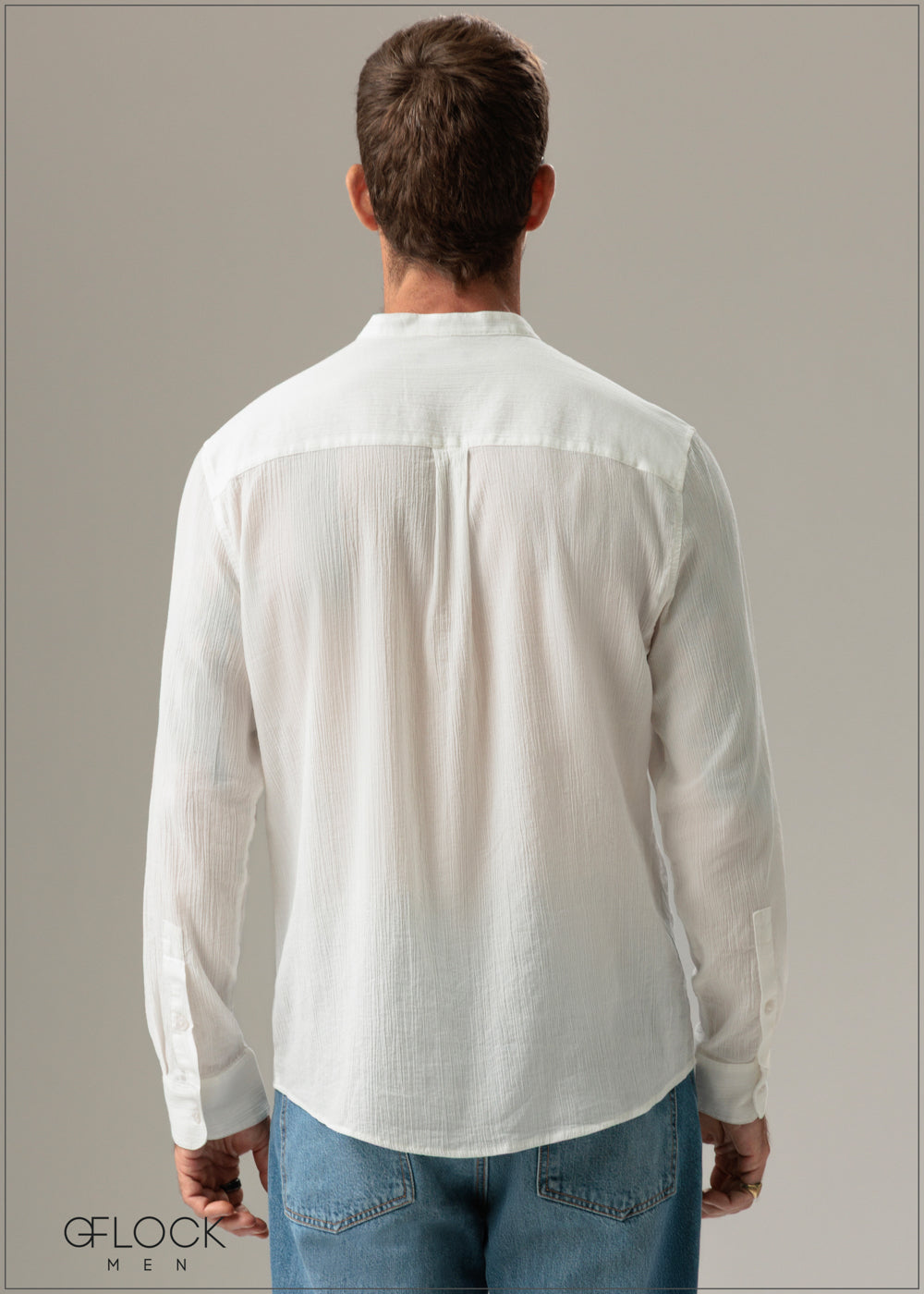 Creased-Effect Shirt - 191225M