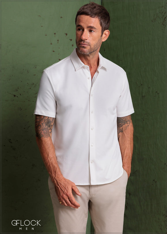 Full Placket Short Sleeve Polo - 281225M