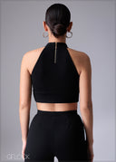 High Neck Sleeveless Top - 110725