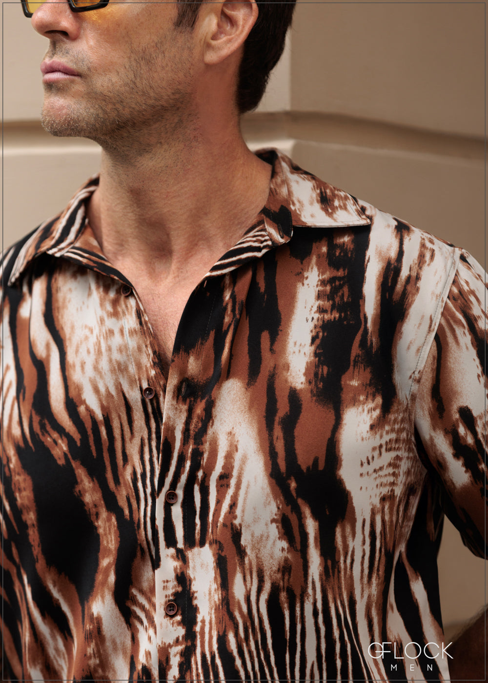 Normal Collar Short Sleeve Shirt - 130825