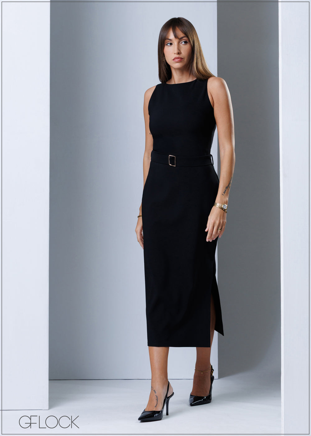 Sleeveless Dress - 211125