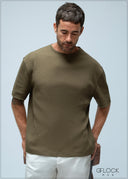 Textured Oversize T-Shirt - 110925