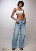 Super Baggy Barrel Jean - Long Length - 141026