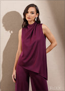 High Neck Detailed Sleeveless Top - 140325