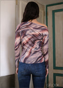 Tie Dye One Shoulder Top - 040425