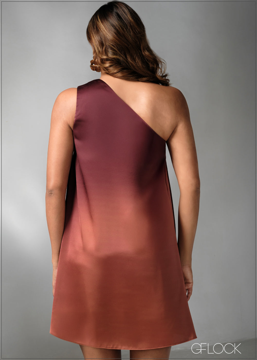 Ombre Printed Mini Dress - 270625