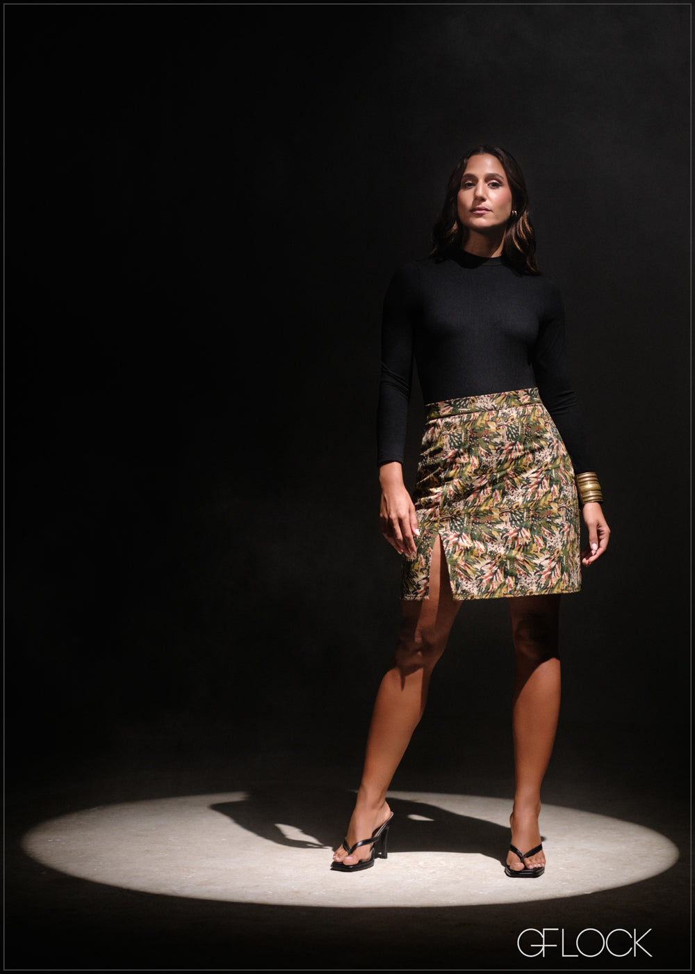 printed skirt - 111224