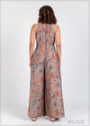 Printed Jumpsuit - 310524