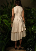 High Low Cotton Dress - 210326