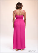 Strappy Long Dress - 040825