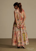 100% Printed Cotton Woven Dress - 290526B
