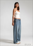 Baggy Fold-Up Jean - Short Length - 120426