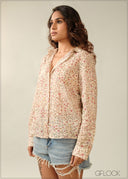 Printed Basic Shirt - 270726