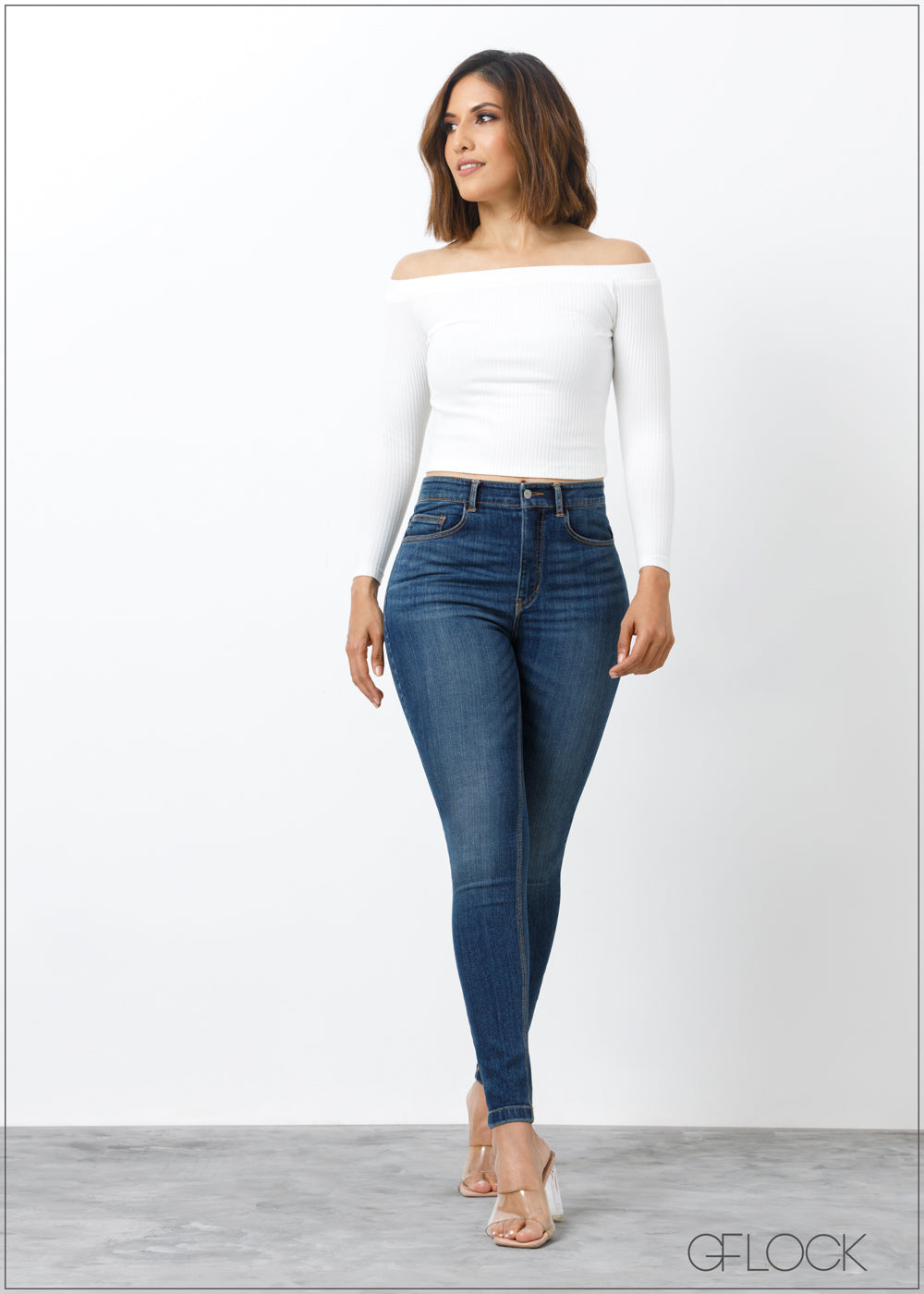 High Rise Skinny Jean 310324 - Main Image