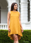 Sleeveless High-Low Dress - 040823