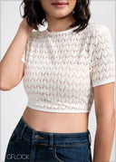 Lace Crop Top - 190525