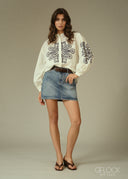 Willow Embroidered Shirt - 080826