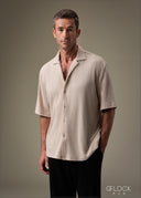 Oversize Revere Collar Shirt - 191125
