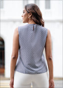 Sleeveless Printed Top - 040923