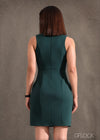 Sheath Dress With Seam Details - 260124