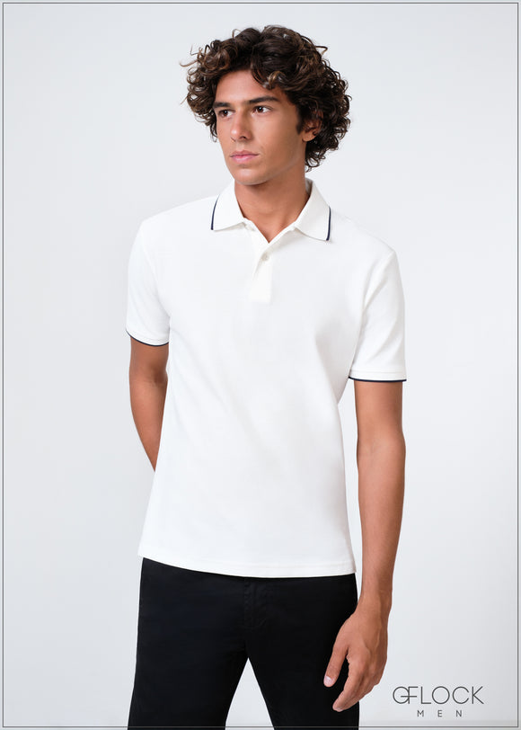 Jacquard Polo Shirt Tipping - 050325