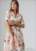 Printed Dress - 070426