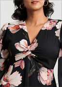 Knot Detail Mini Dress - 140725