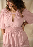 Gather Detailed Dress - 290925