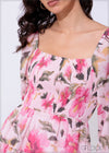 Floral Printed Tiered Mini Dress - 300425