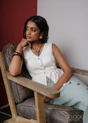 Vela Linen Waistcoat - 210926