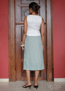Arc Linen Skirt - 210926