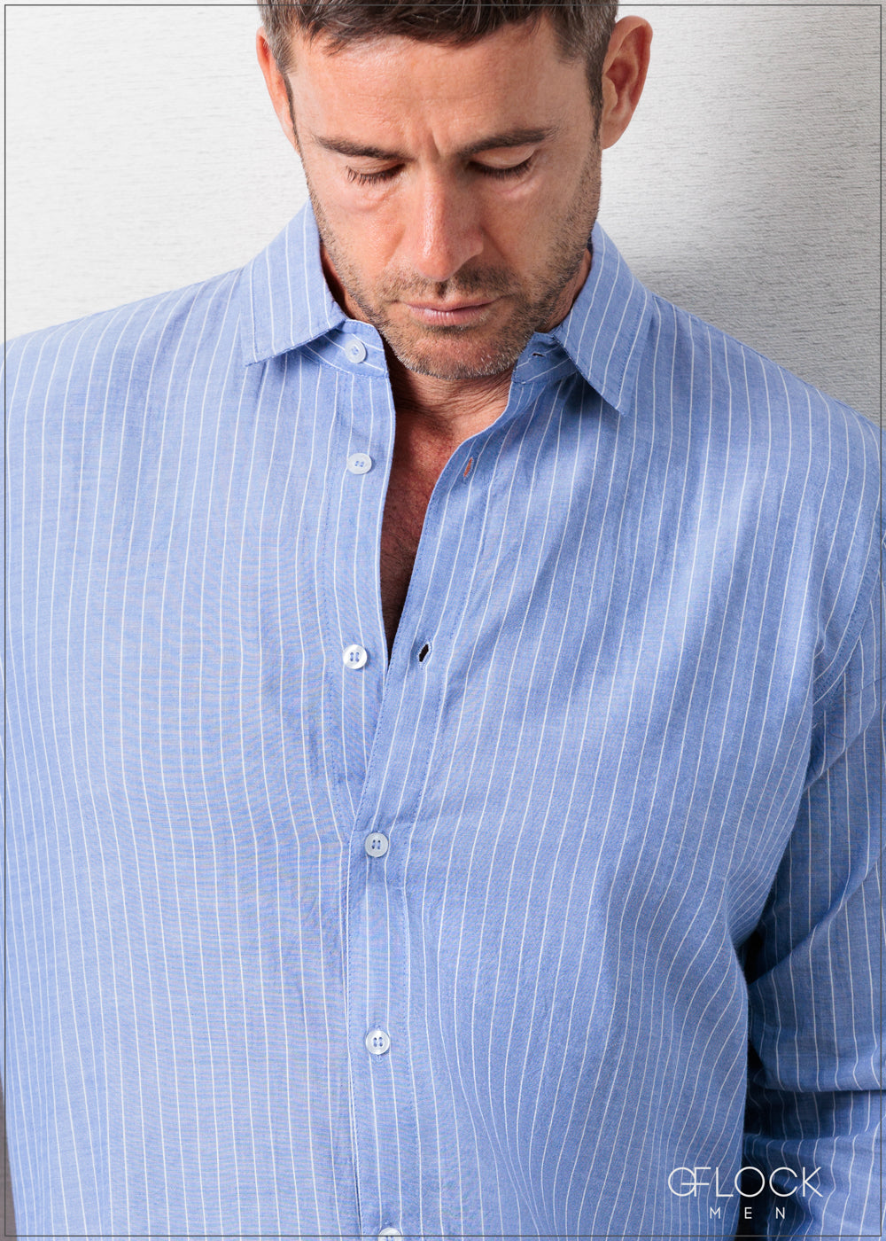 Regular Fit Men's Stripe Shirt - 110825