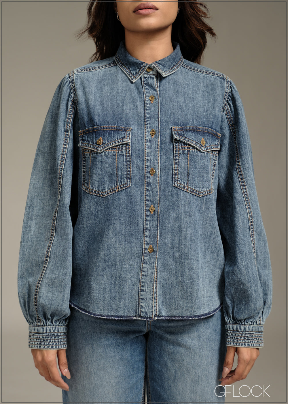 Light Wash Shirt - 170126