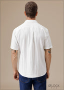Normal Collar Short Sleeve Shirt - 260326